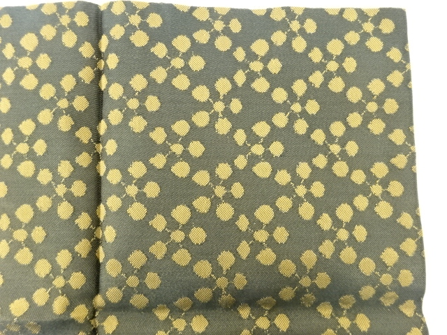  利休緞子　帛紗(裏千家十四代淡々斎書付)